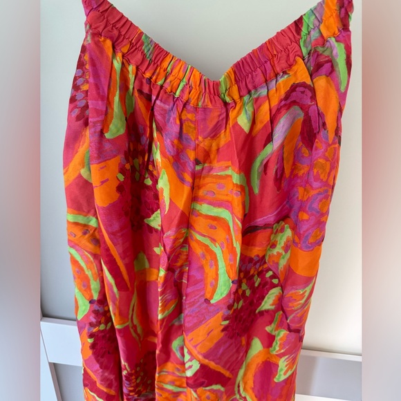 Farm Rio Fruit Brush Twill Wide-Leg Pants XS - Picture 8 of 8